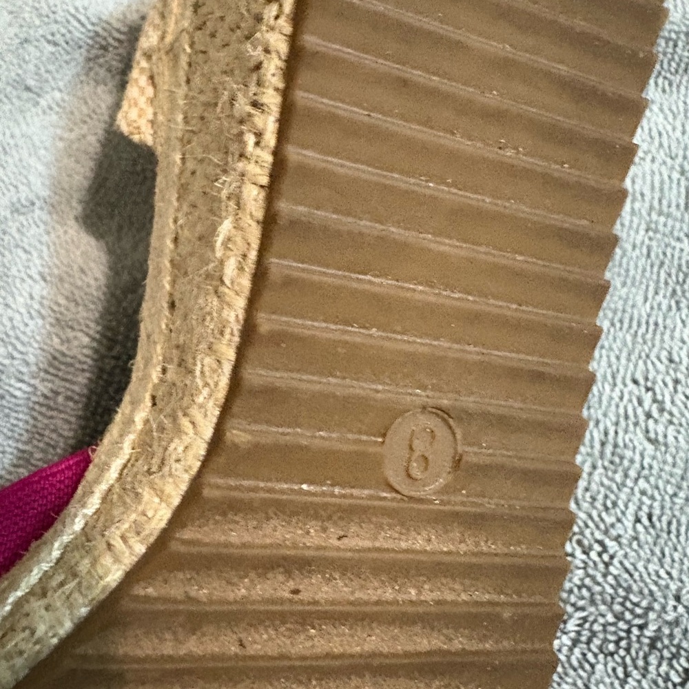 Anne Klein Zoey Round Toe Espadrille Wedge - SIZE 8 - Picture 7 of 8